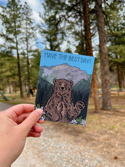 Bear Greeting Card
