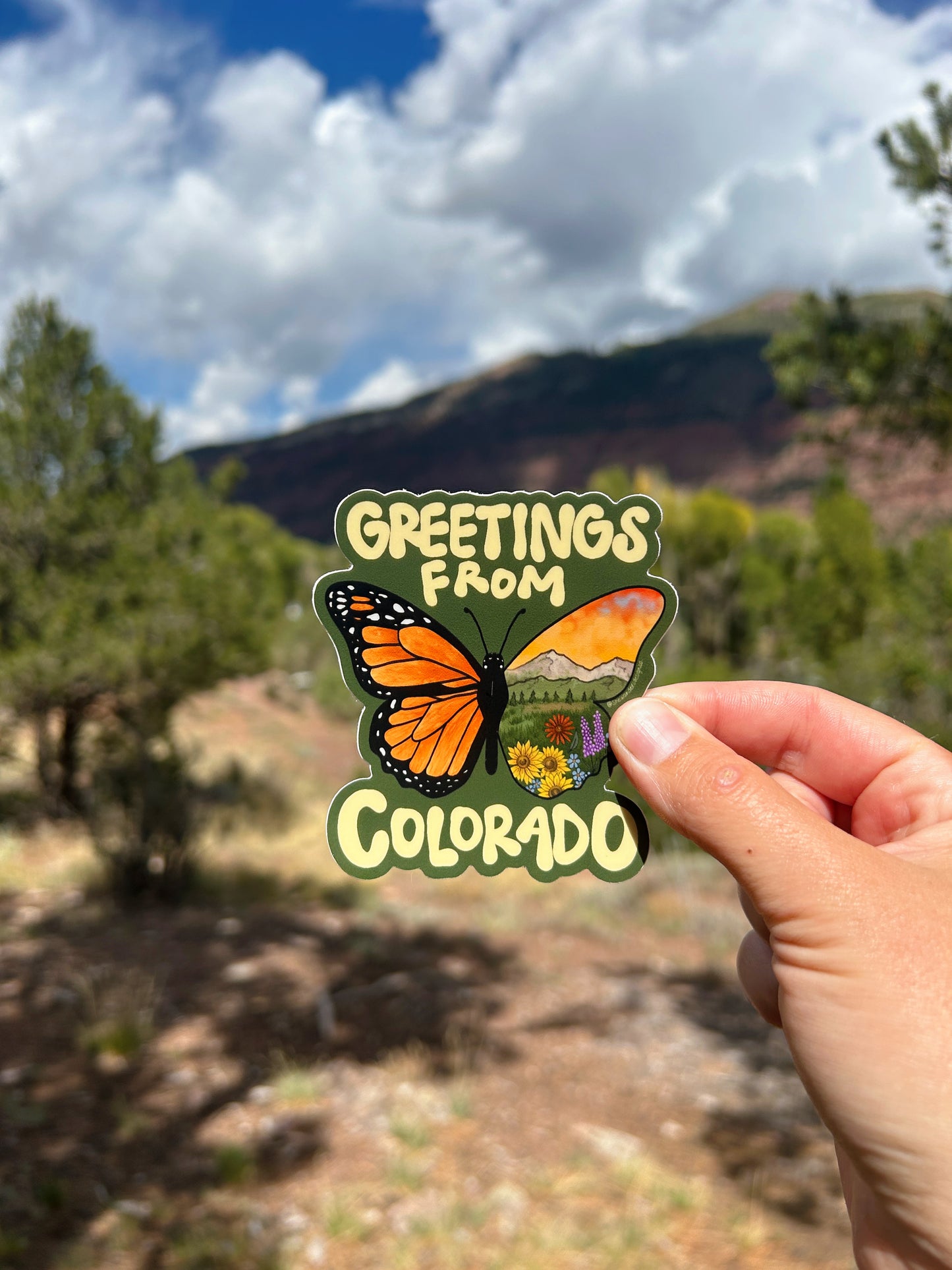 Greetings From Colorado Sticker