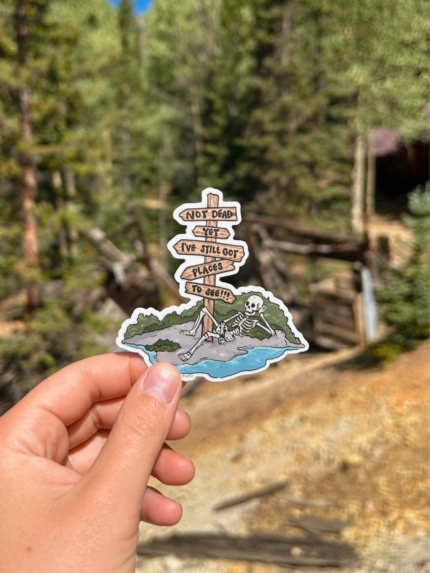 Not Dead Yet Stickers