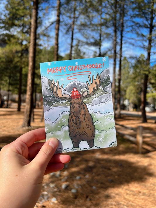Christmoose Greeting Card